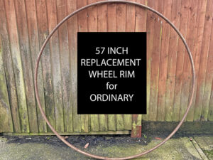 LOT 04 1880s ORDINARY (HIGH WHEELER) 57″ REPLACEMENT WHEEL RIM