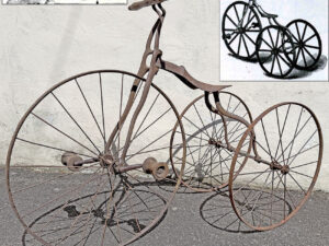 LOT 33 1890 St Nicholas Toy Co No 3 Velocipede Tricycle