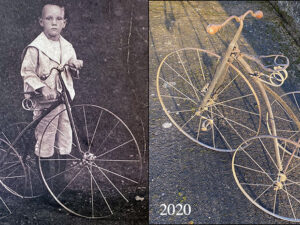 LOT 06 1895 SEARS & ROEBUCK BOY’S TRICYCLE (with 1895 Photograph of it)